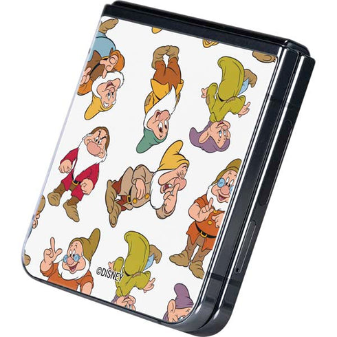 Disney Snow White Dwarfs Pattern Galaxy Z Flip5 5G Skin